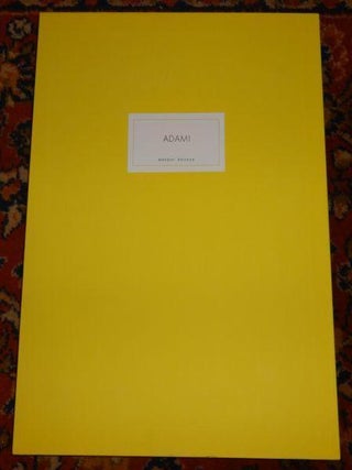 Item #002016 ADAMI. VALERIO ADAMI