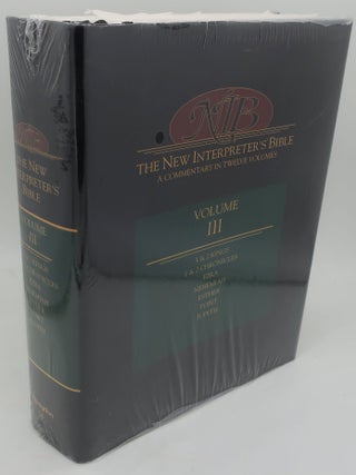 Item #002095AA THE NEW INTERPRETER'S BIBLE Volume Three: 1 and 2 Kings; 1 and 2 Chronicles; Ezra;...