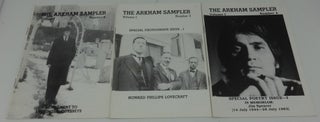 THE ARKHAM SAMPLER: Volume 1, Number 2. Volume 1, No.3 and Volume 1, Number 4 and a 4th volume: A Supplement to Etchings & Odysseys