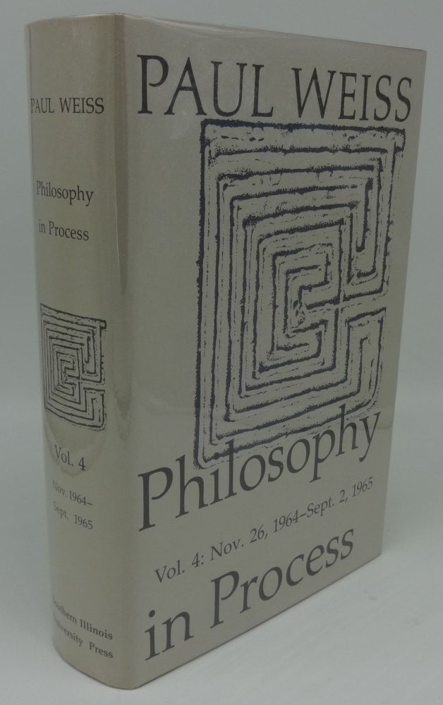 Item #002119C PHILOSOPHY IN PROCESS Vol. 4: November 26, 1964 to September 2, 1965. Paul Weiss.