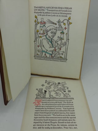 THE SUBTYL HISTORYES AND FABLES OF ESOPE (The Grabhorn Press)