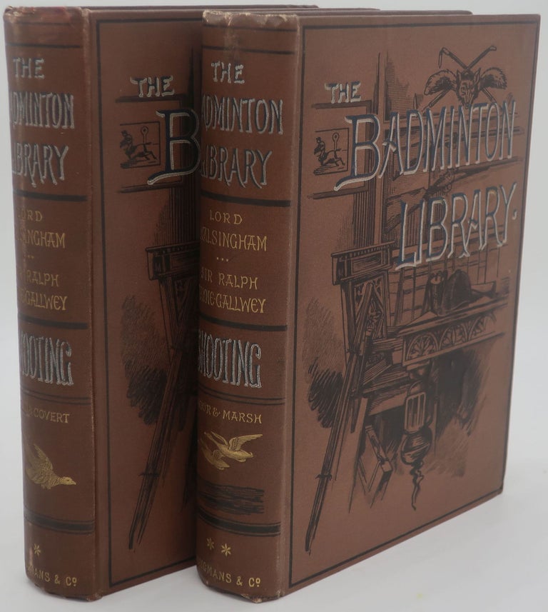 Item #002347A THE BADMINTON LIBRARY OF SPORTS AND PASTIMES: SHOOTING [MOOR AND MARSH] Two Volumes. THE DUKE OF BEAUFORT AND ALFRED E. T. WATSON.