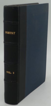 Item #002380F POETRY A MAGAZINE OF VERSE: Vol. 1. No. 1; Vol. 1. No. 2; Vol. 1. No. 3; Vol. 1....