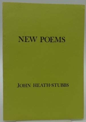 NEW POEMS (LIMITED EDITION. John Heath-Stubbs.