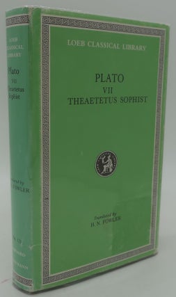 Item #002697E PLATO VII THEAETETUS SOPHIST. PLATO