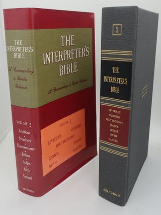 Item #002700JC THE INTERPRETER'S BIBLE Volume Two: Leviticus; Numbers; Deuteronomy; Joshua;...