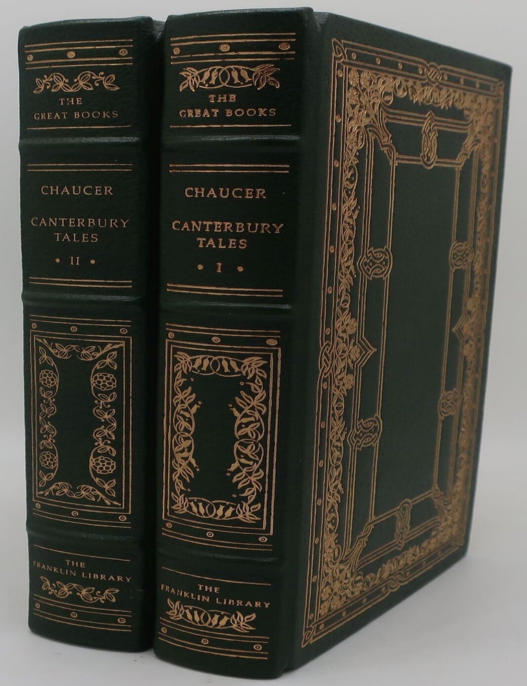 Item #002705C CANTERBURY TALES (Two Volumes). GEOFFREY CHAUCER.