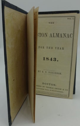 THE BOSTON ALMANAC FOR THE YEAR 1843