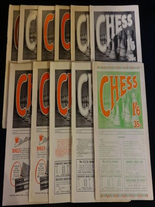 Item #002837 CHESS Magazine, Eleven Volumes, 1948. H Baruch Wood