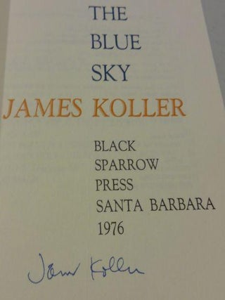 Poems for the Blue Sky (Signed)