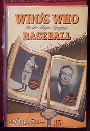 Item #002926 WHO'S WHO IN THE MAJOR LEAGUES (20th Edition