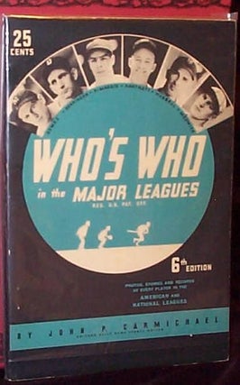 Item #002931 WHO'S WHO IN THE MAJOR LEAGUES - 6th Edition