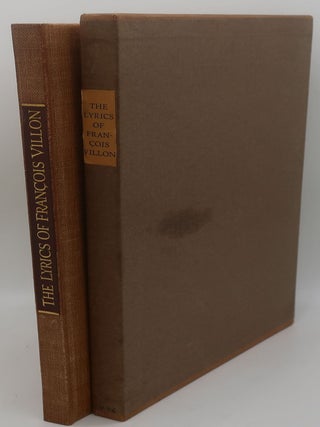 Item #002951G THE LYRICS OF FRANCOIS VILLON. FRANCOIS VILLON