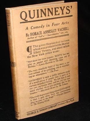 Item #002958A QUINNEYS' : A Comedy in Four Acts. Horace Annesley Vachell