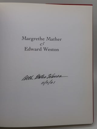 MARGRETHE MATHER AND EDWARD WESTON