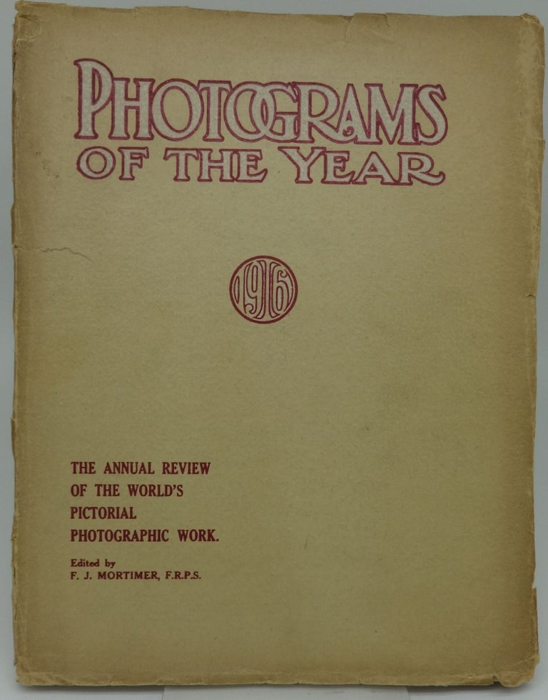 Item #003015D PHOTOGRAMS OF THE YEAR 1916 The Annual Review of the World's Pictorial Photographic Work. and Staff of Photograms.