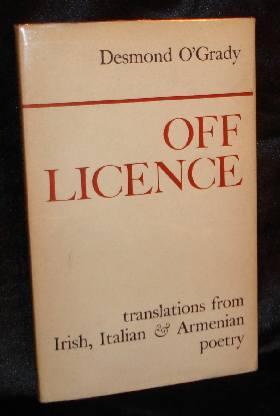 Item #003119 OFF LICENCE. Desmond O'Grady
