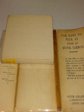 Item #003202C FOR DAWS TO PECK AT. Monk Gibbon
