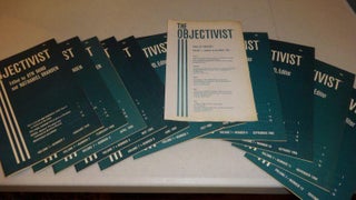 Item #003216A THE OBJECTIVIST 1968 (11 of 12 vols.). Ayn Rand