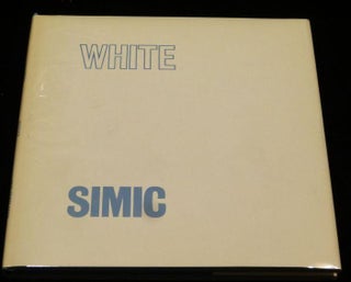Item #003216E WHITE (Signed). Charles Simic