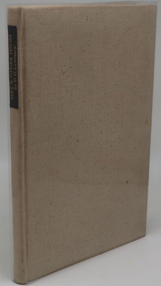 Item #003239F FIRE & OTHER POEMS. D. H. Lawrence.