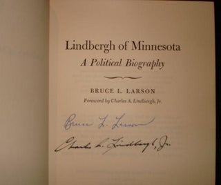Lindbergh of Minnesota: A Political Biography