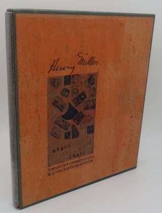 Item #003259CC ORDER AND CHAOS CHEZ HANS REICHEL [1/26 Copies]. HENRY MILLER