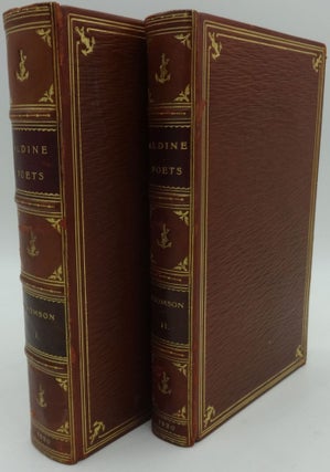Item #003277D THE POETICAL WORKS OF JAMES THOMSON (THE ALDINE EDITION OF POETS, Two volumes)....