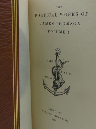 THE POETICAL WORKS OF JAMES THOMSON (THE ALDINE EDITION OF POETS, Two volumes)