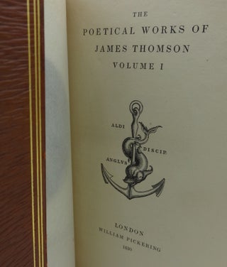 THE POETICAL WORKS OF JAMES THOMSON (THE ALDINE EDITION OF POETS, Two volumes)