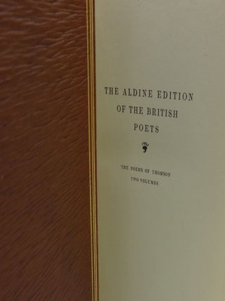 THE POETICAL WORKS OF JAMES THOMSON (THE ALDINE EDITION OF POETS, Two volumes)