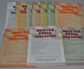 Item #003341 BRITISH CHESS MAGAZINE (11 Volumes) Volume LXXXVI to LXXXVI
