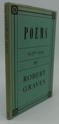 Item #003360C POEMS 1938 - 1945. Robert Graves