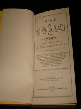 THE CHICAGO ALMANAC FOR 1876