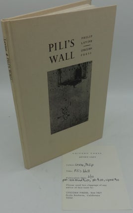 Item #003437A PILI'S WALL (SIGNED). Philip Levine