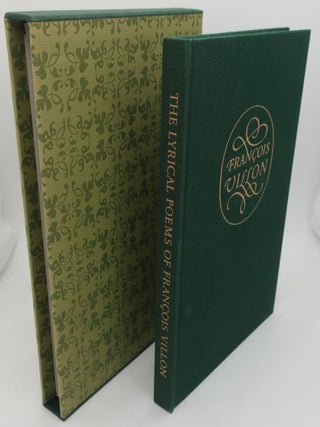 Item #003573DE THE LYRICAL POEMS OF FRANCIS VILLON. FRANCIS VILLON