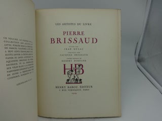 LES ARTISTES DU LIVRE BRISSAUD (THE ARTISTS OF THE BOOK BRISSAUD)