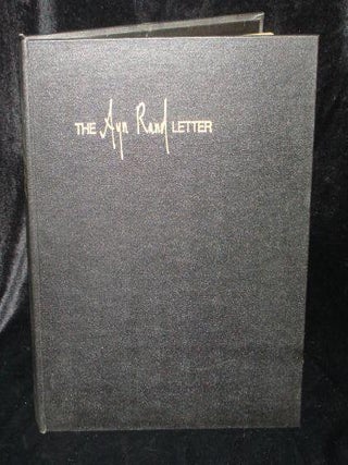 Item #003641 THE AYN RAND LETTER Volume Three. Ayn Rand