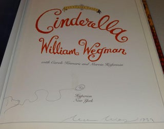 Item #003660A Cinderella (Fay's Fairy Tales). William Wegman