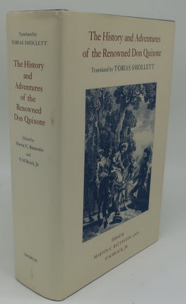 Item #003674E THE HISTORY AND ADVENTURES OF THE RENOWNED DON QUIXOTE. TOBIAS SMOLLETT, MARTIN C....