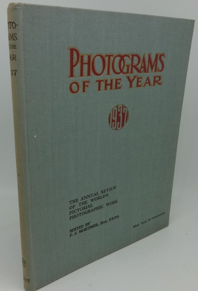 Item #003733D PHOTOGRAMS OF THE YEAR 1937. F. J. Mortimer.
