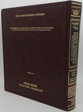 Item #003770K TALMUD BAVILI: TRACTATE MEGILLAH. GENERAL EDITORSHIP OF RABBI HERSH GOLDWURM