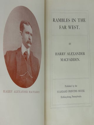RAMBLES IN THE FAR WEST