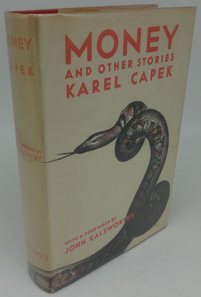 Item #003797A MONEY AND OTHER STORIES. Karel Capek.