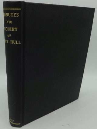 Item #003828G MINUTES OF PROCEEDINGS OF THE COURT OF ENQUIRY, INTO THE OFFICIAL CONDUCT OF CAPT....