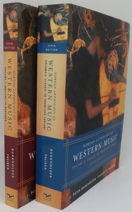Item #003848CC NORTON ANTHOLOGY OF WESTER MUSIC: Two Volumes: VOLUME ONE: ANCIENT TO BAROQUE....