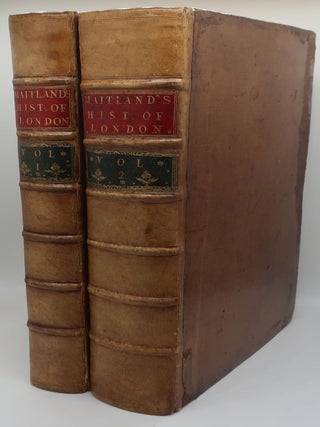 Item #003849DB THE HISTORY OF LONDON FROM ITS FOUNDATION TO THE PRESENT TIME (Two Volumes)....