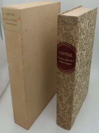 Item #003849XE WILHELM M. MEISTER'S APPRENTICESHIP. JOHANN WOLFGANG VON GOETHE